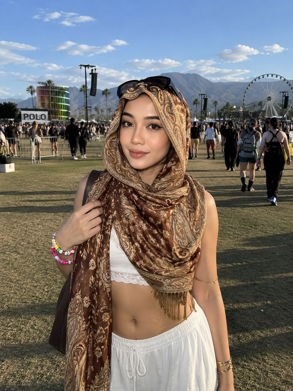 Aura Paisley Pashmina