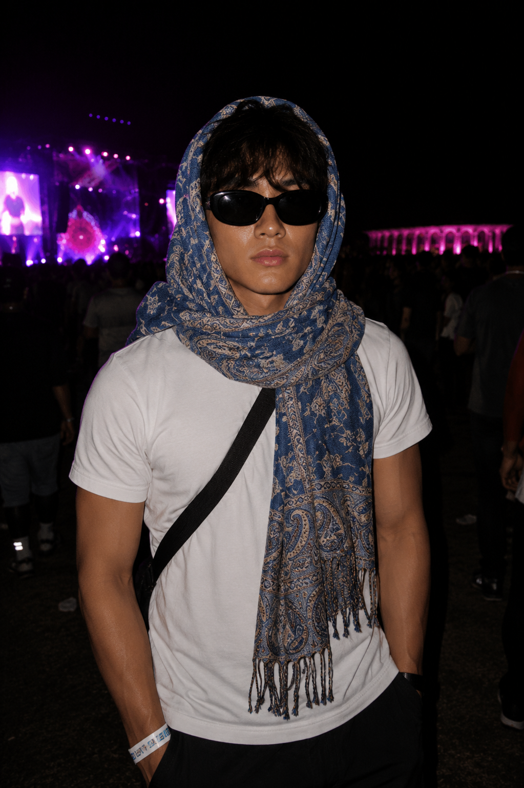 Skyline Paisley Pashmina